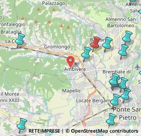 Mappa 24030 Ambivere BG, Italia (3.295)