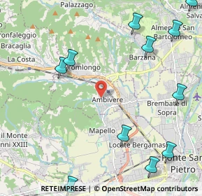 Mappa 24030 Ambivere BG, Italia (2.95273)
