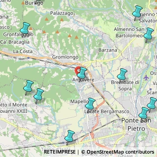 Mappa 24030 Ambivere BG, Italia (3.265)