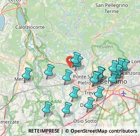 Mappa 24030 Ambivere BG, Italia (8.0685)