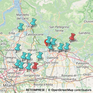 Mappa 24030 Ambivere BG, Italia (16.54188)