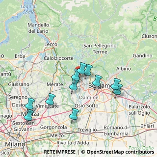 Mappa 24030 Ambivere BG, Italia (13.99091)