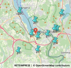 Mappa SS33 del Sempione, 28053 Castelletto sopra Ticino NO, Italia (3.89091)