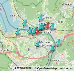 Mappa Via 1º Maggio, 28053 Castelletto sopra Ticino NO, Italia (1.30846)