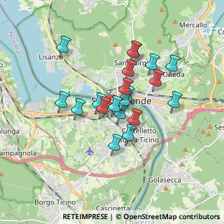 Mappa Via 1º Maggio, 28053 Castelletto sopra Ticino NO, Italia (1.3775)
