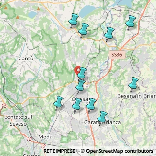 Mappa Via Monterosa, 22060 Arosio CO, Italia (4.43091)
