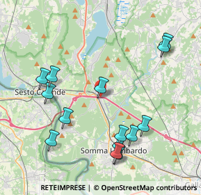 Mappa Via Roma, 21029 Vergiate VA, Italia (4.43429)