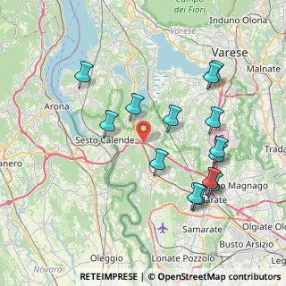 Mappa Via Roma, 21029 Vergiate VA, Italia (7.97)