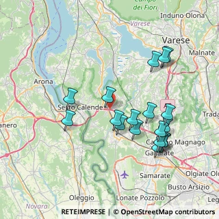 Mappa Via Roma, 21029 Vergiate VA, Italia (7.635)