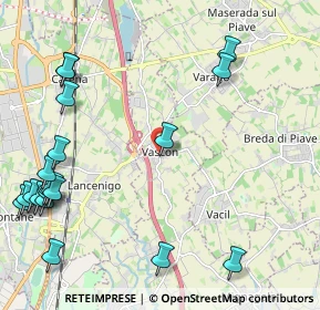 Mappa Via Armando Diaz, 31050 Carbonera TV, Italia (2.9295)