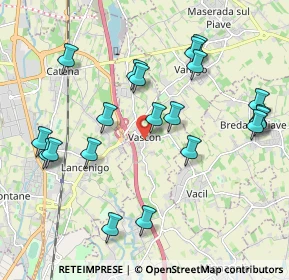 Mappa Via Armando Diaz, 31050 Carbonera TV, Italia (2.1375)