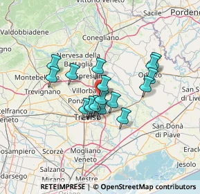 Mappa Via Armando Diaz, 31050 Carbonera TV, Italia (9.99235)