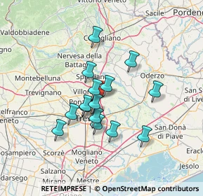 Mappa Via Armando Diaz, 31050 Carbonera TV, Italia (10.814)