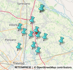 Mappa Via Armando Diaz, 31050 Carbonera TV, Italia (3.24154)