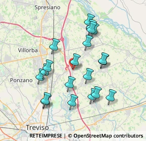 Mappa Via Armando Diaz, 31050 Carbonera TV, Italia (3.501)