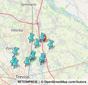 Mappa Via Armando Diaz, 31050 Carbonera TV, Italia (3.95083)