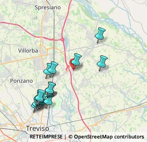 Mappa Via Armando Diaz, 31050 Carbonera TV, Italia (4.32294)