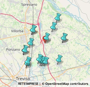 Mappa Via Armando Diaz, 31050 Carbonera TV, Italia (3.49353)