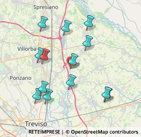 Mappa Via Armando Diaz, 31050 Carbonera TV, Italia (3.84923)