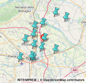 Mappa Via Armando Diaz, 31050 Carbonera TV, Italia (6.49308)