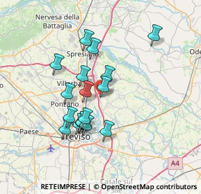 Mappa Via Armando Diaz, 31050 Carbonera TV, Italia (5.97941)