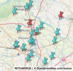 Mappa Via Armando Diaz, 31050 Carbonera TV, Italia (8.5315)