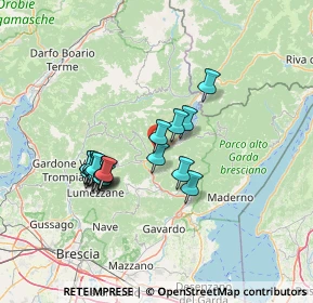 Mappa Via Gargnà, 25078 Vestone BS, Italia (12.021)