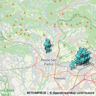 Mappa Via Fontana, 24030 Brembate di Sopra BG, Italia (5.3035)