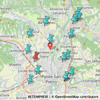 Mappa Via Fontana, 24030 Brembate di Sopra BG, Italia (2.41588)