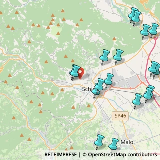 Mappa Via Cappuccini, 36015 Schio VI, Italia (6.013)