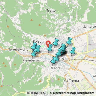 Mappa Via Cappuccini, 36015 Schio VI, Italia (1.354)