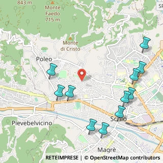 Mappa Via Cappuccini, 36015 Schio VI, Italia (1.26727)