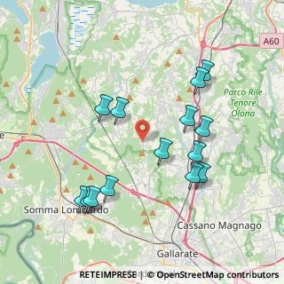Mappa Via Caduti della Libertà, 21040 Sumirago VA, Italia (3.89357)