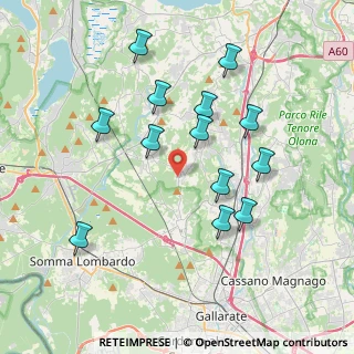 Mappa Via Caduti della Libertà, 21040 Sumirago VA, Italia (3.69385)