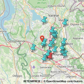 Mappa Via Caduti della Libertà, 21040 Sumirago VA, Italia (6.6425)