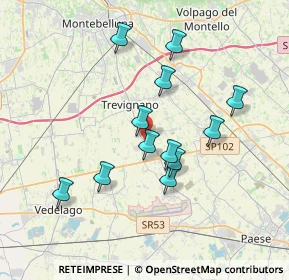 Mappa Via Francesco Baracca, 31040 Trevignano TV, Italia (3.225)