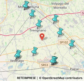 Mappa Via Francesco Baracca, 31040 Trevignano TV, Italia (4.76769)