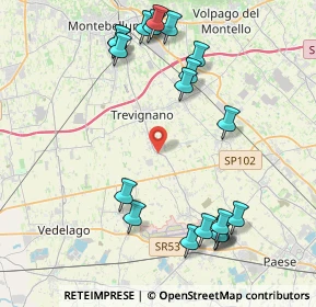 Mappa Via Francesco Baracca, 31040 Trevignano TV, Italia (4.732)