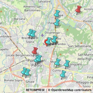 Mappa Corso Europa Unita, 24030 Valbrembo BG, Italia (2.09563)