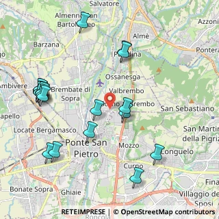 Mappa Corso Europa Unita, 24030 Valbrembo BG, Italia (2.4105)