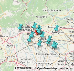 Mappa Via Del Pozzo, 31037 Loria TV, Italia (9.39929)