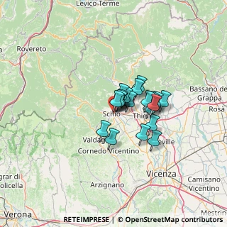 Mappa Via G. G. Trissino, 36015 Schio VI, Italia (7.822)