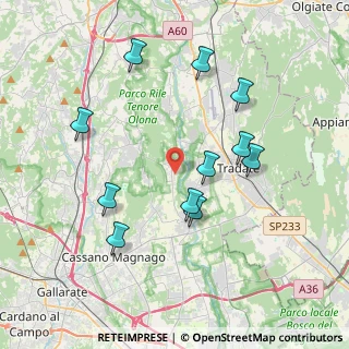 Mappa Via Po, 21050 Castelseprio VA, Italia (3.80636)