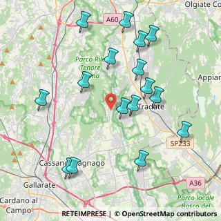 Mappa Via Po, 21050 Castelseprio VA, Italia (4.35375)