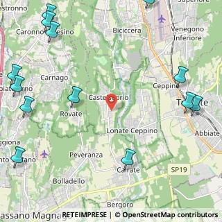 Mappa Via Po, 21050 Castelseprio VA, Italia (3.36077)
