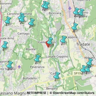 Mappa Via Moriggia, 21050 Castelseprio VA, Italia (3.2565)