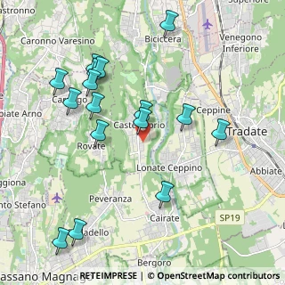 Mappa Via Po, 21050 Castelseprio VA, Italia (2.17688)