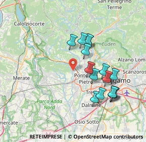 Mappa 24030 Mapello BG, Italia (6.79533)
