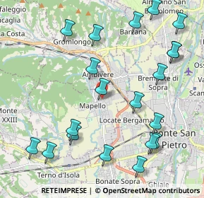 Mappa 24030 Mapello BG, Italia (2.47)