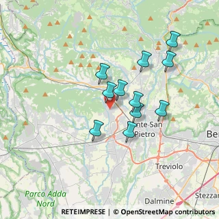 Mappa 24030 Mapello BG, Italia (2.95091)
